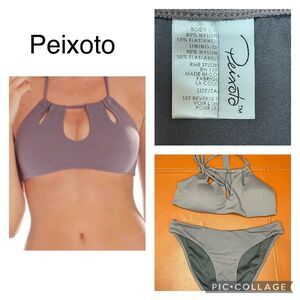 Peixoto Tamarin High Neck Bikini Size S